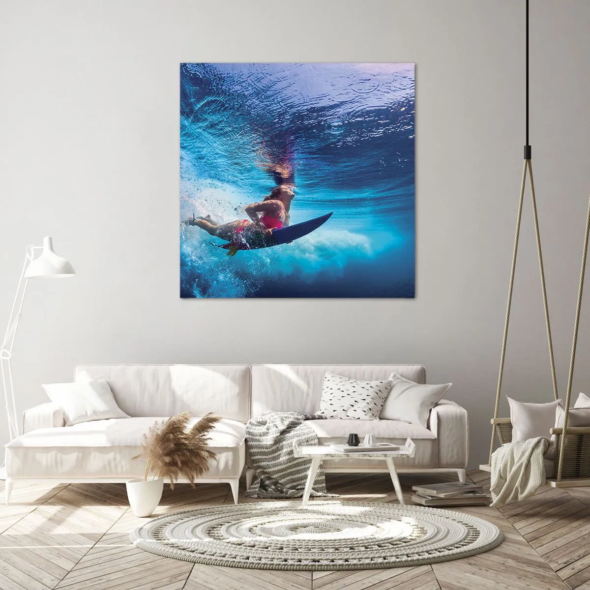 Quadro su tela - Stampe su Tela - La profondità della gioia - 40x40 cm