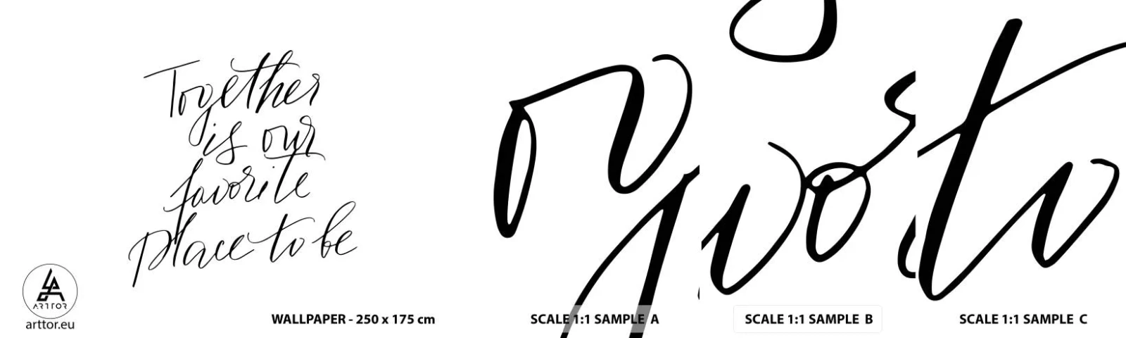 Campione di Fotomurale Adesivo Deluxe Sticker - Anche tu lo senti? - Tipografia, Affermazione, Massima - 100x30 cm