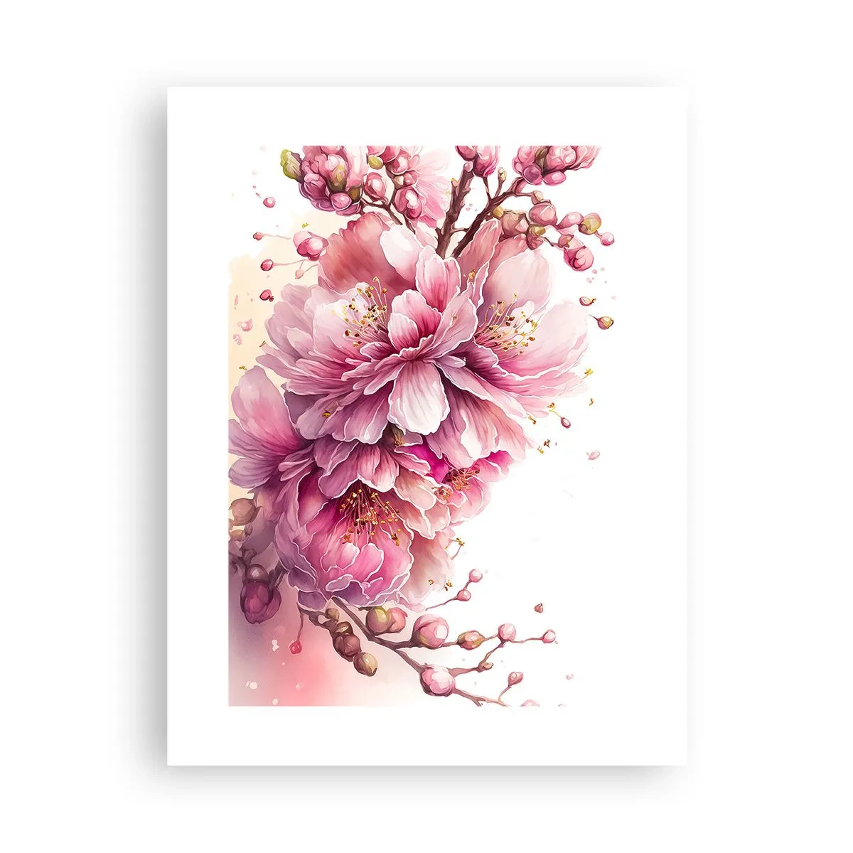 Poster - Fiore di ciliegio - 30x40 cm