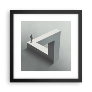 Poster in cornice nera - Eppure è possibile - 30x30 cm