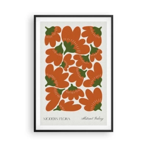 Poster in cornice nera - Dalla vita dei fiori - 61x91 cm