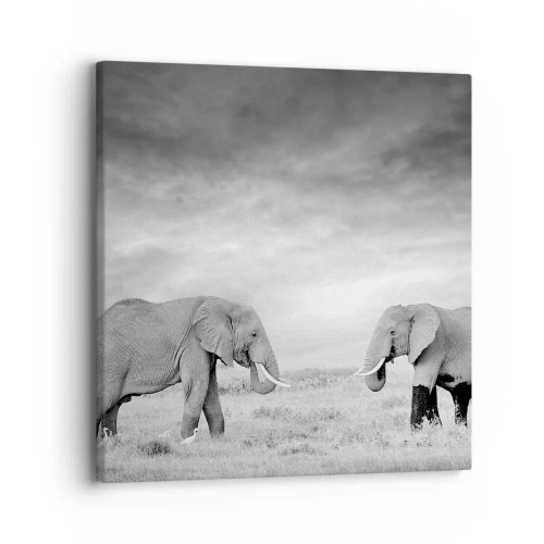 Quadro su tela - Stampe su Tela - Grigio è bello - 30x30 cm