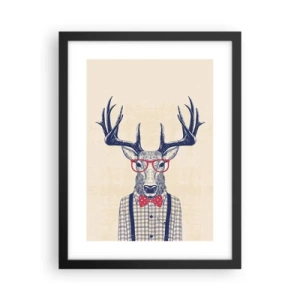 Poster in cornice nera - Divertente stravaganza - 30x40 cm