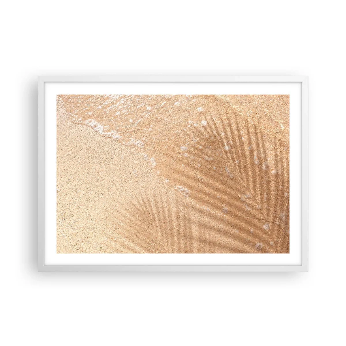 Poster in cornice bianca - Ombra di un'estate bollente - 70x50 cm