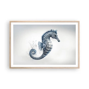 Poster in cornice rovere chiaro - Delicato scherzo di natura - 91x61 cm