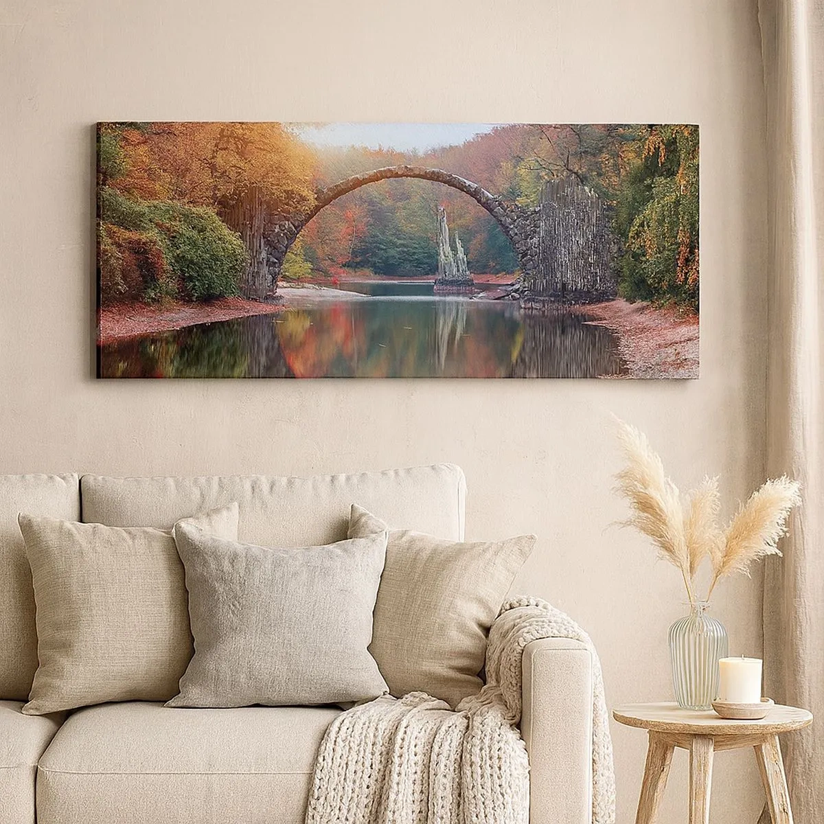 Quadro su tela - Stampe su Tela - Dall'altro lato dello specchio - 100x40 cm