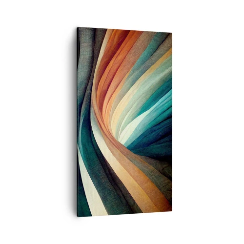 Quadro su tela - Stampe su Tela - Intessuto di colore - 45x80 cm