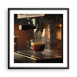 Poster in cornice nera - Miscela sensuale - 50x50 cm