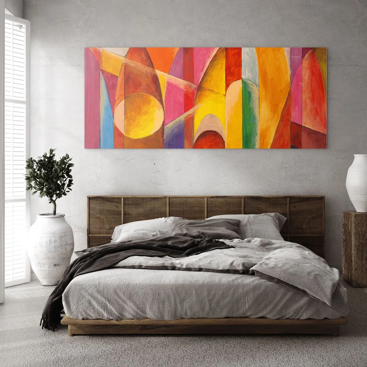Quadro su vetro - La cattedrale del sole - 100x40 cm