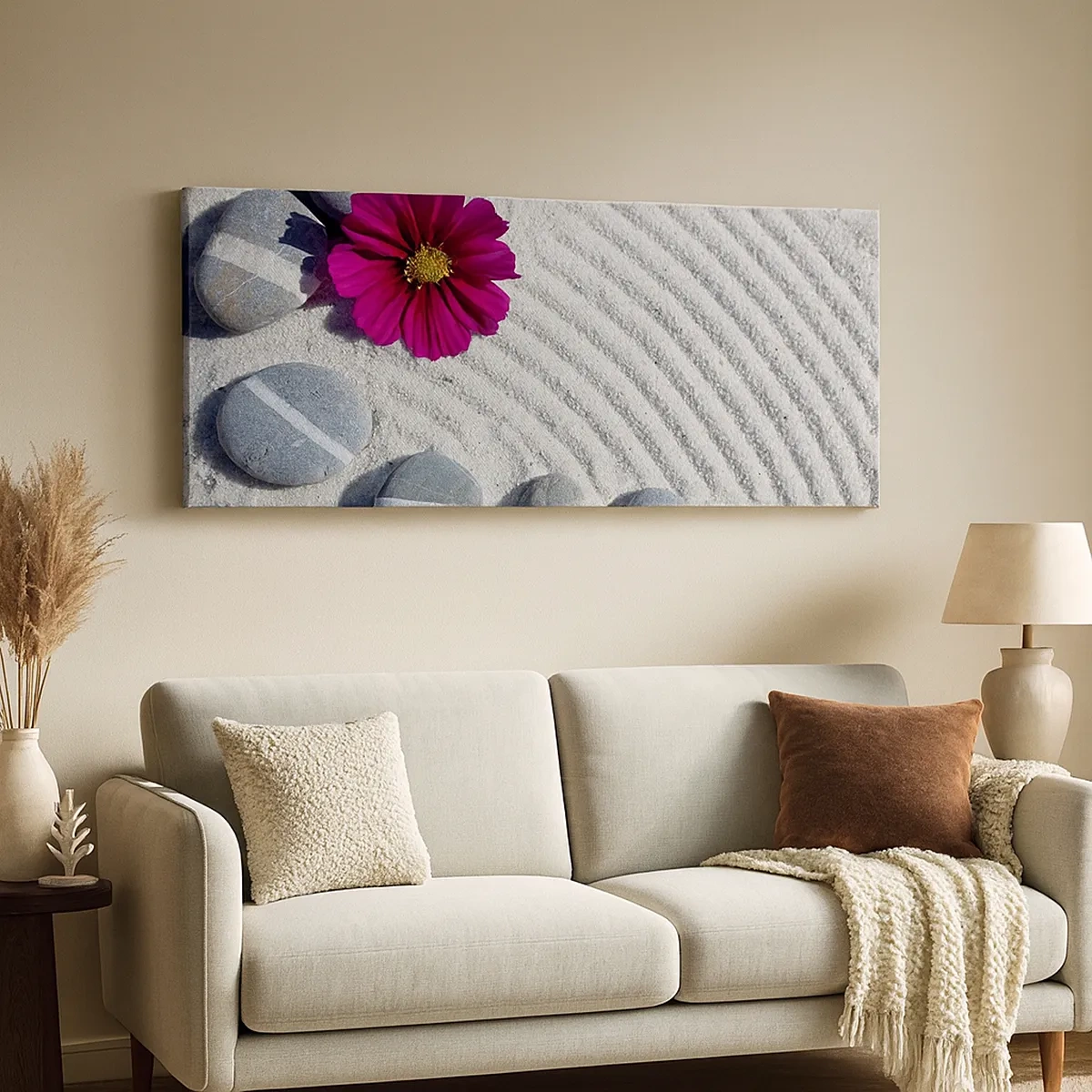 Quadro su tela - Stampe su Tela - Energia e pace nel cerchio magico della natura - 30x30 cm