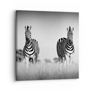 Quadro su tela - Stampe su Tela - E tuttavia il mondo è bianco e nero - 30x30 cm