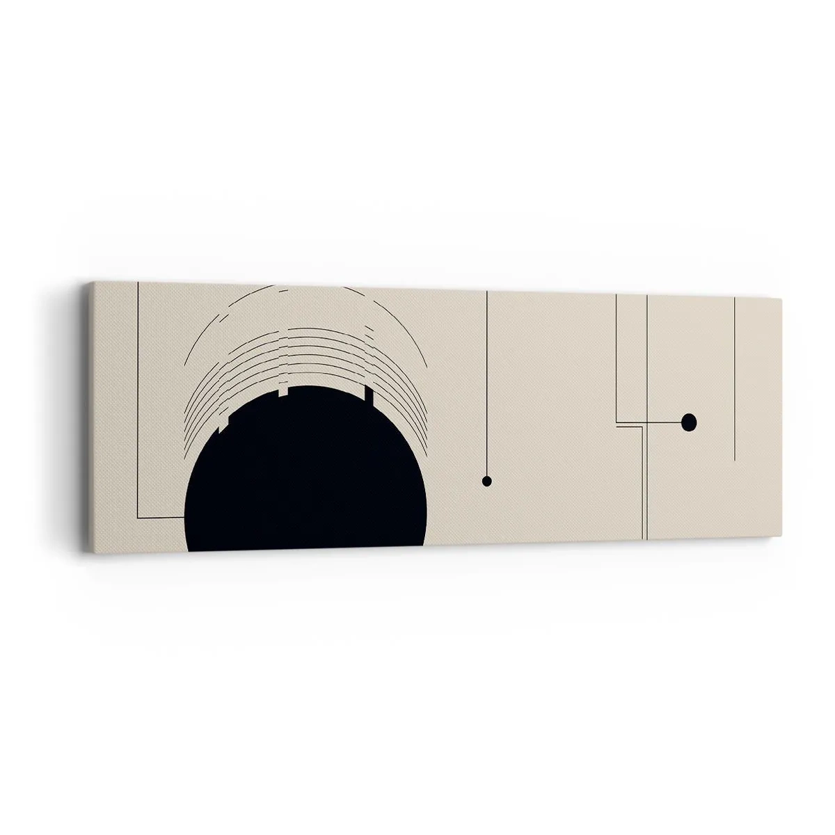 Quadro su tela - Stampe su Tela - Composizione elastica e dinamica - 90x30 cm