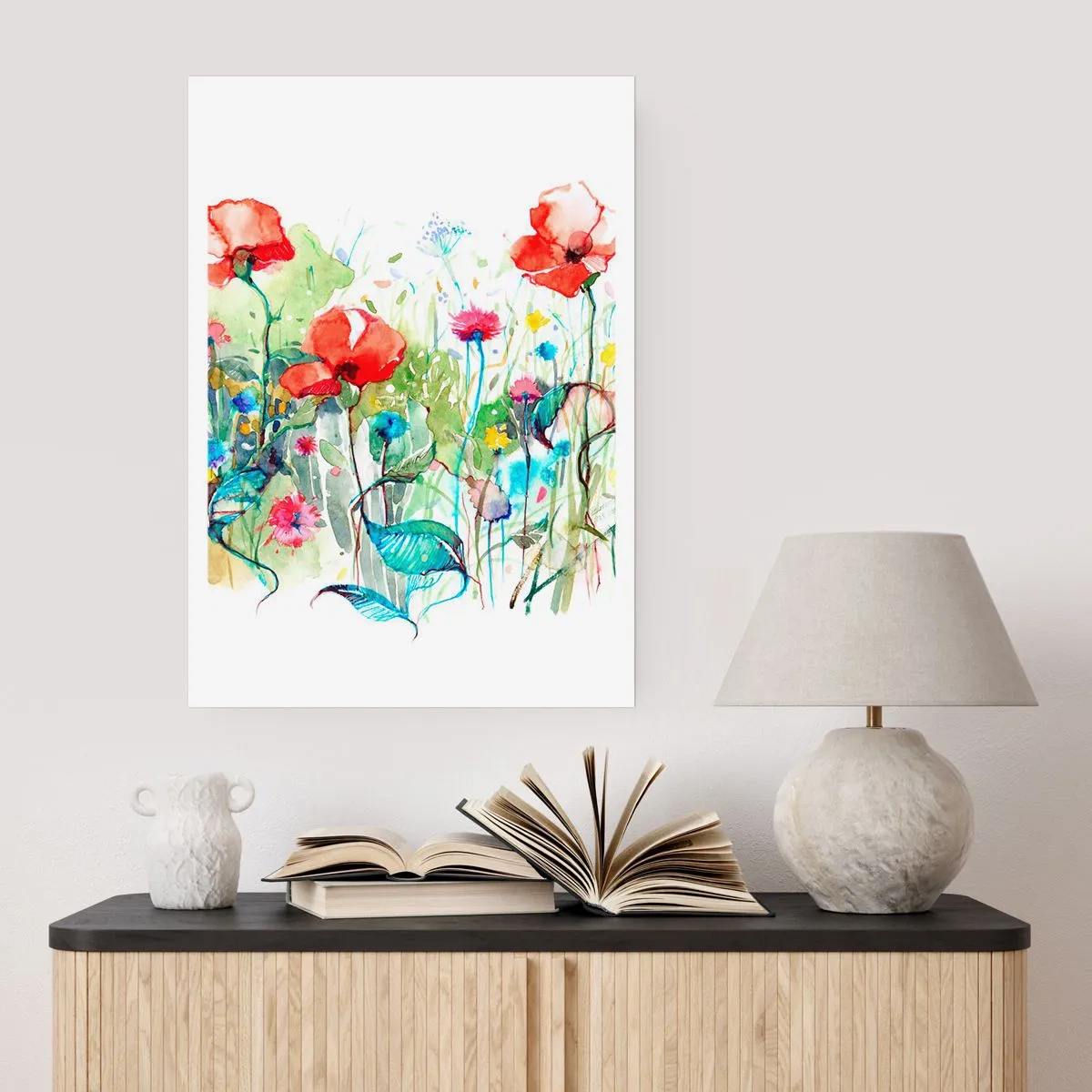 Poster - Il prato fiorito a maggio - 70x100 cm