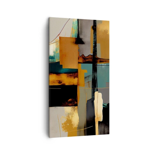 Quadro su tela - Stampe su Tela - Astrazione: luci e ombre - 45x80 cm