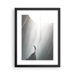 Poster in cornice nera - C'è sempre una via d'uscita - 30x40 cm