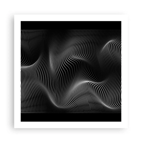 Poster - La danza della luce nello spazio - 60x60 cm