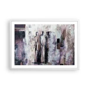 Poster in cornice bianca - Triade misteriosa - 70x50 cm