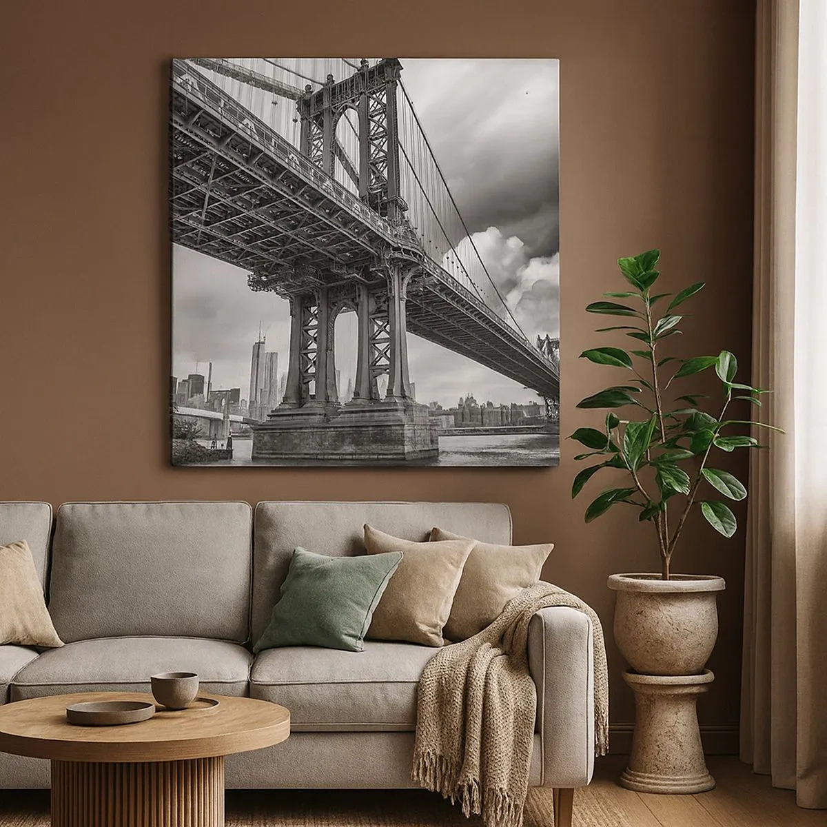 Quadro su tela - Stampe su Tela - Verso il cuore della città - 30x30 cm