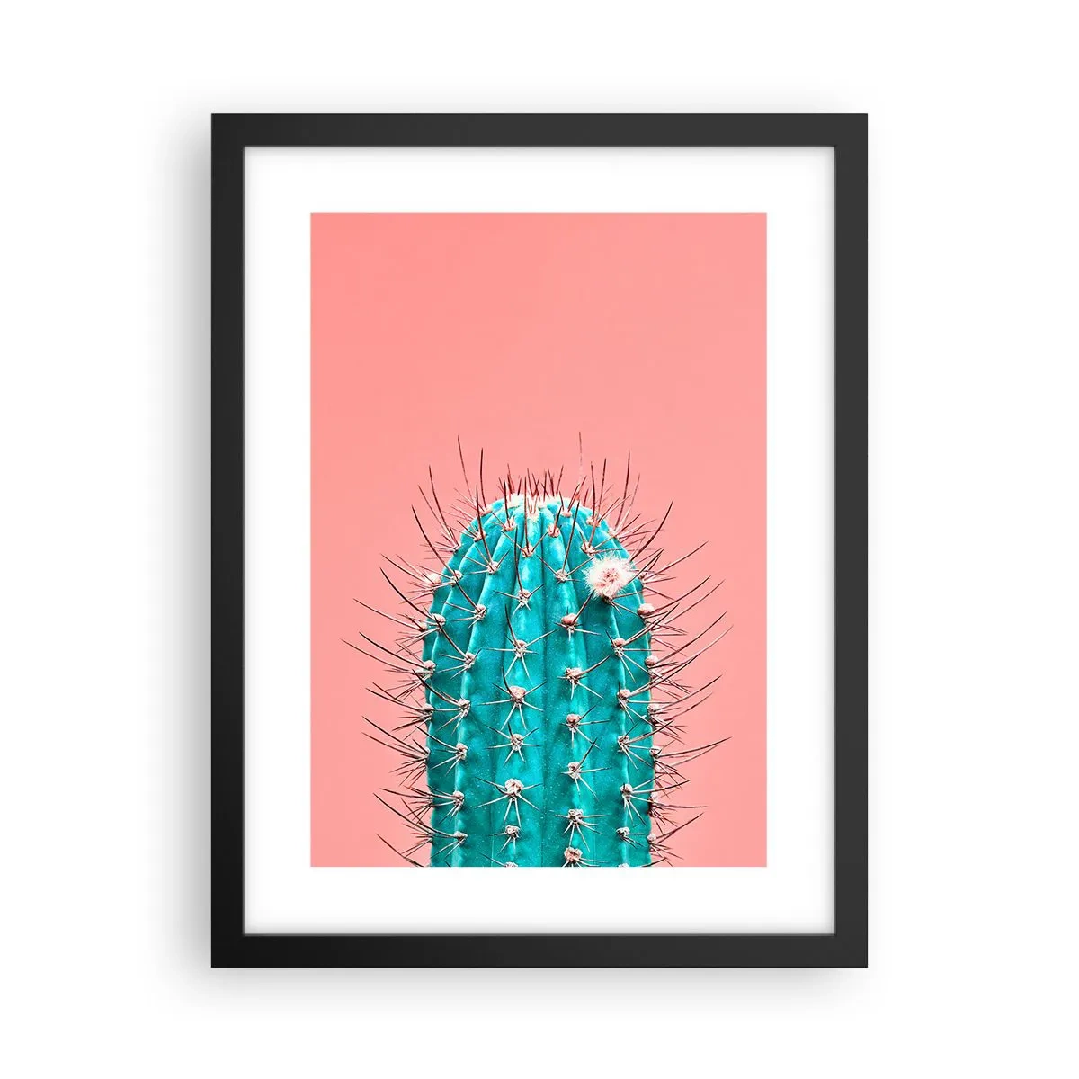 Poster in cornice nera - Stai attento - 30x40 cm
