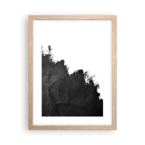 Poster in cornice rovere chiaro - Gli elementi: la terra - 30x40 cm