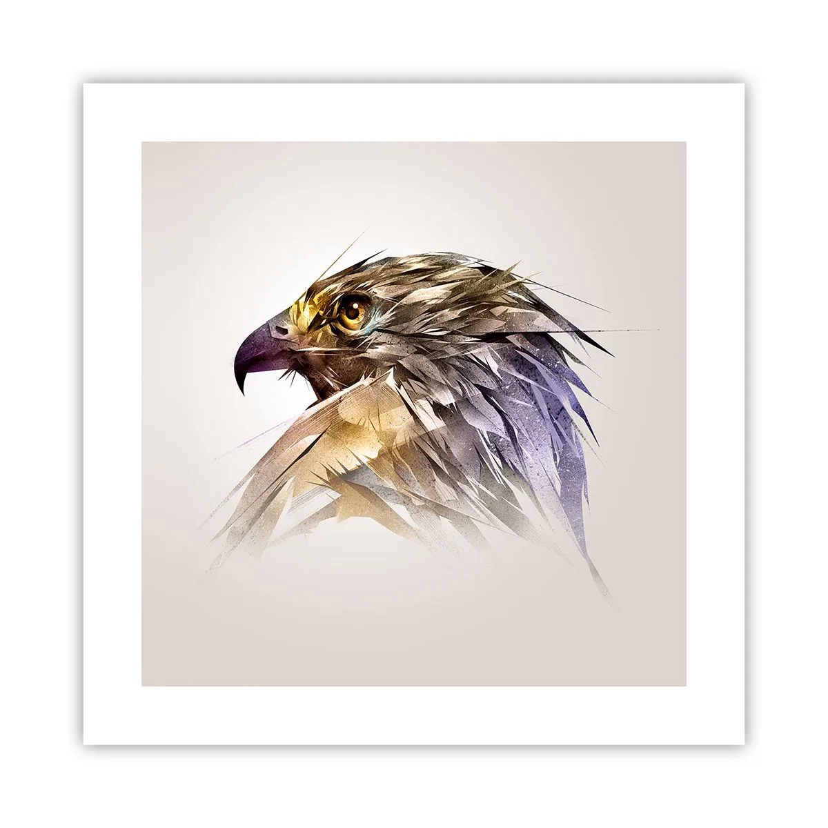 Poster - Ritratto di guerriero - 40x40 cm