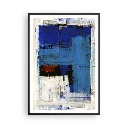 Poster in cornice nera - I segreti del blu - 70x100 cm