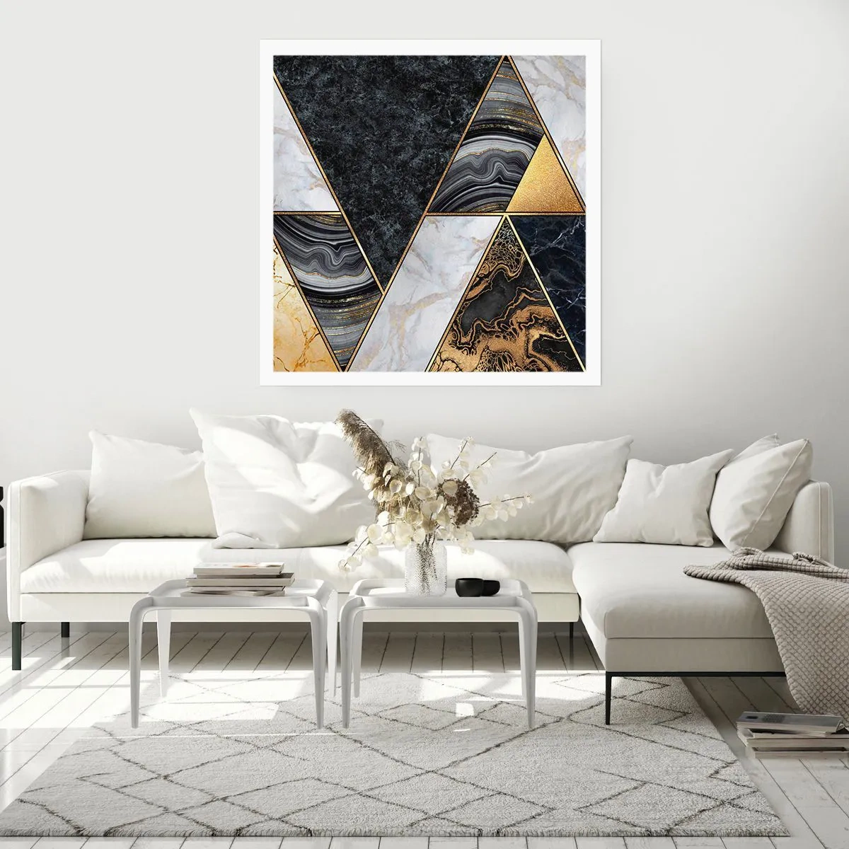 Poster - Pietra su pietra - 50x50 cm