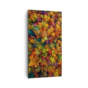 Quadro su tela - Stampe su Tela - Il bouquet degli alberi d'autunno - 55x100 cm