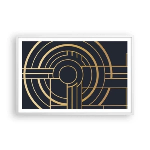 Poster in cornice bianca - Il giro delle cose - 91x61 cm