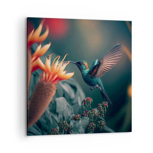 Quadro su tela - Stampe su Tela - Una vita davvero a colori - 50x50 cm