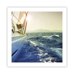 Poster - Verso l'avventura - 50x50 cm