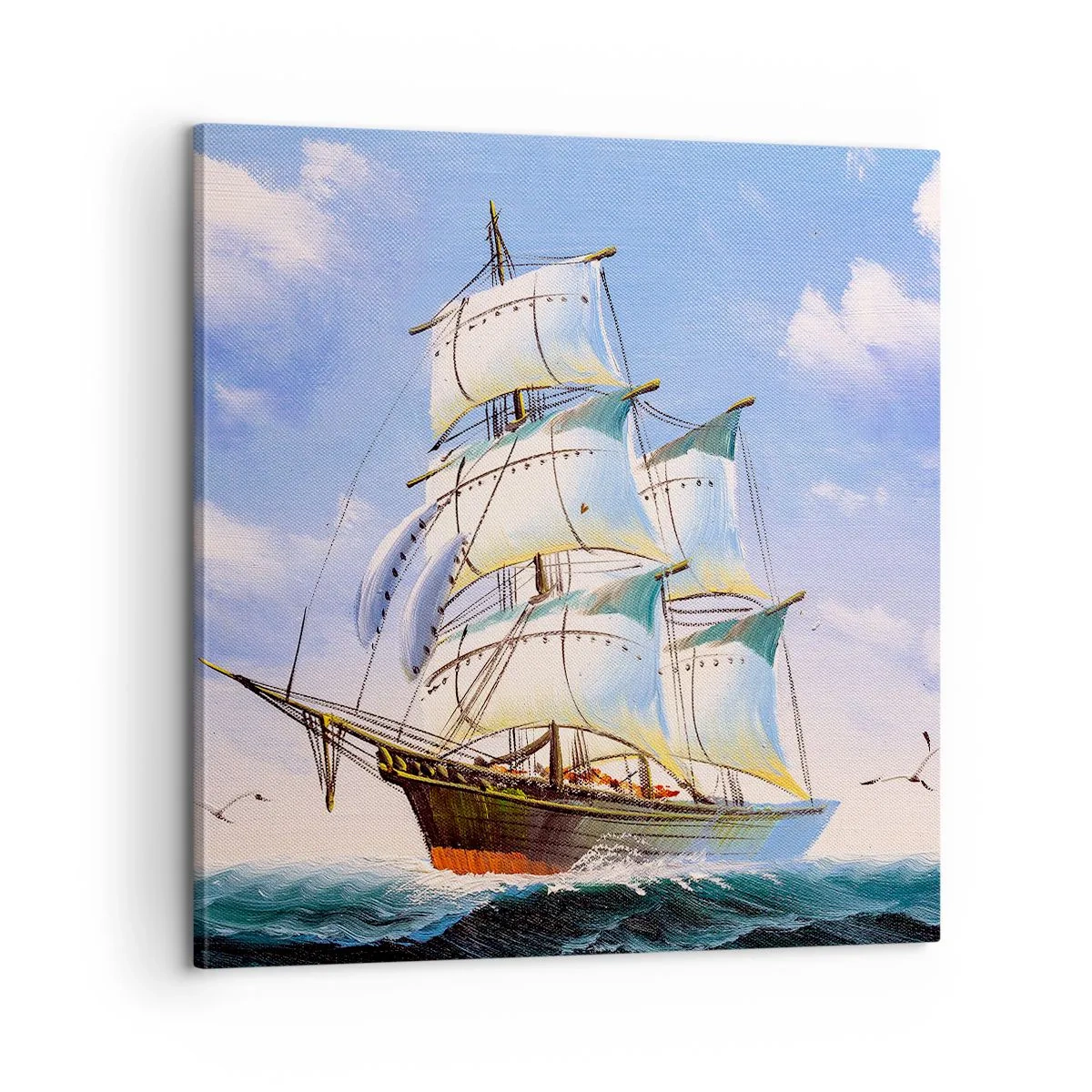 Quadro su tela - Stampe su Tela - Con orgoglio nel vento - 60x60 cm