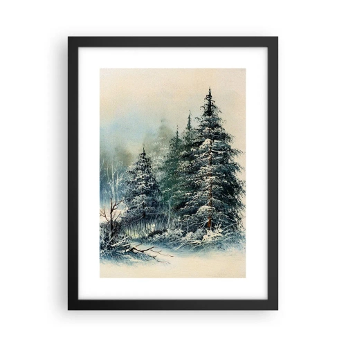 Poster in cornice nera - Pronti al Natale - 30x40 cm