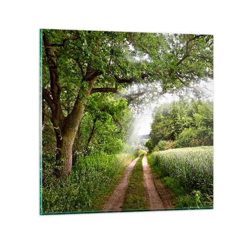 Quadro su vetro - Et in Arcadia ego - 70x70 cm