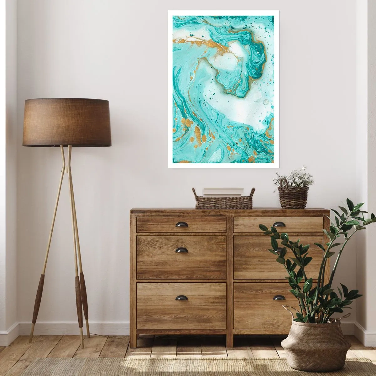 Poster - La grande onda del periodo Edo - 30x40 cm