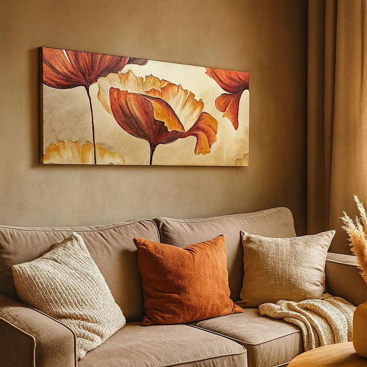 Quadro su tela - Stampe su Tela - Nei prati e nei campi - 100x40 cm