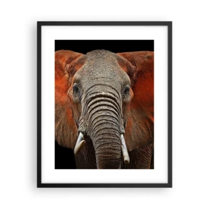 Poster in cornice nera - Sono selvaggio e tu? - 40x50 cm