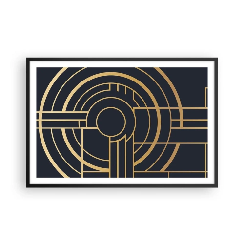 Poster in cornice nera - Il giro delle cose - 91x61 cm