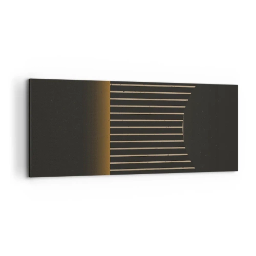 Quadro su tela - Stampe su Tela - Esaminare l'oscurità - 100x40 cm