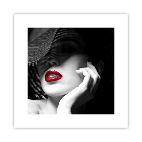 Poster - Studio in scarlatto - 30x30 cm