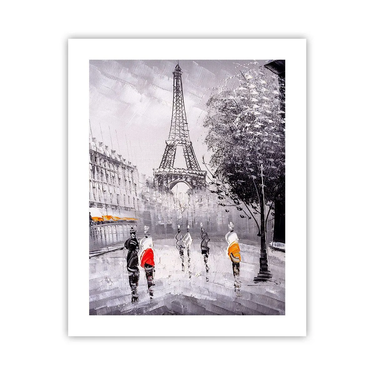 Poster - Passeggiata a Parigi - 40x50 cm