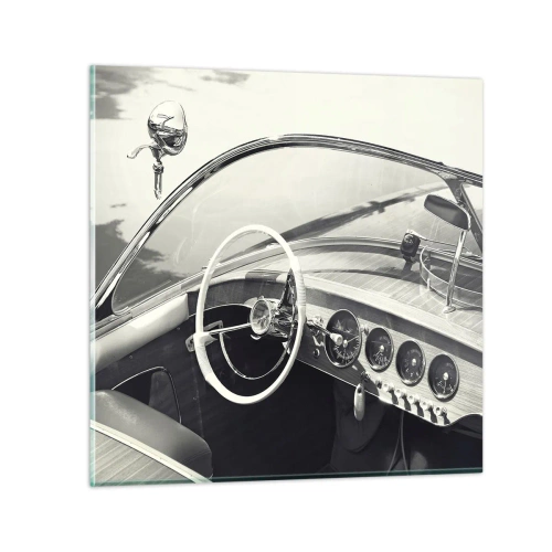 Quadro su vetro - Il ricco e il povero - 50x50 cm