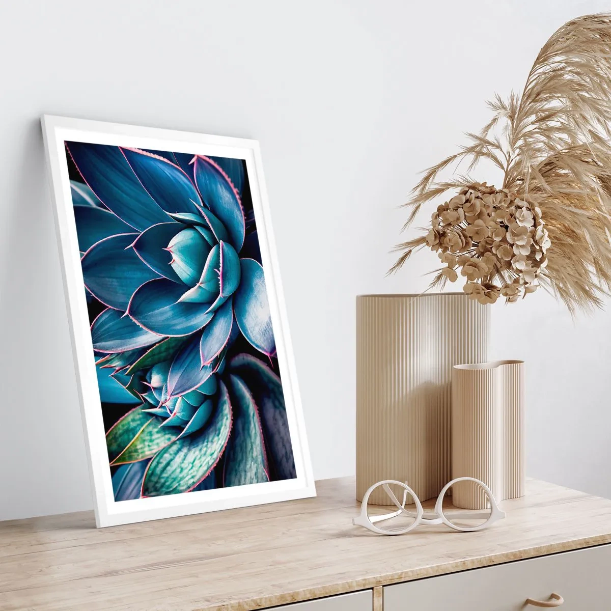 Poster in cornice bianca - Forza vitale - 61x91 cm