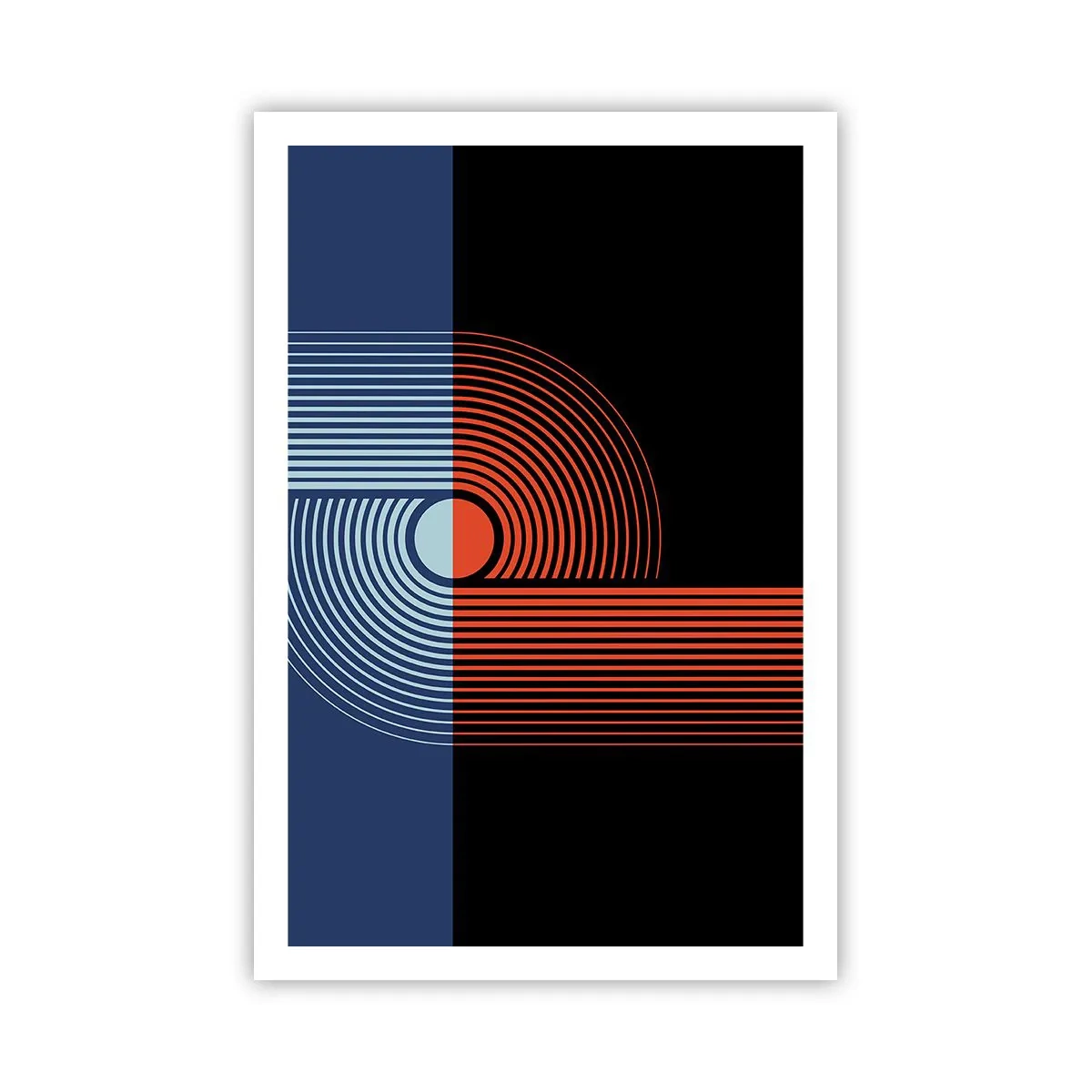 Poster - Nell'abbraccio geometrico - 61x91 cm
