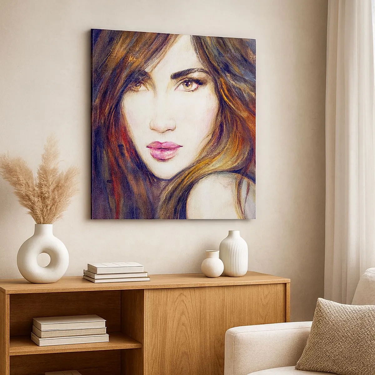 Quadro su tela - Stampe su Tela - Un penny per i tuoi pensieri - 30x30 cm