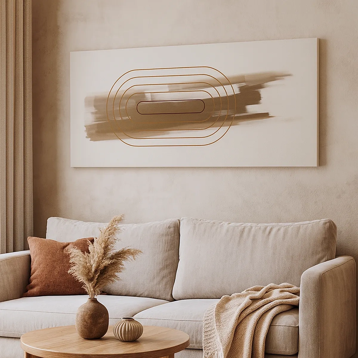 Quadro su tela - Stampe su Tela - Un soffio di grigio - 30x30 cm