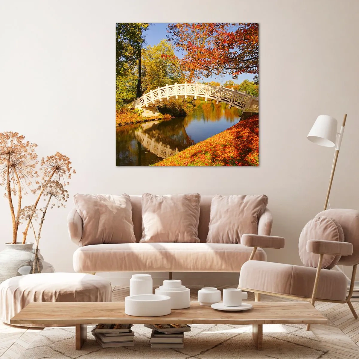 Quadro su tela - Stampe su Tela - Sul bianco ponticello dei sospiri - 70x70 cm