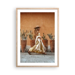 Poster in cornice rovere chiaro - In stile hippy - 50x70 cm