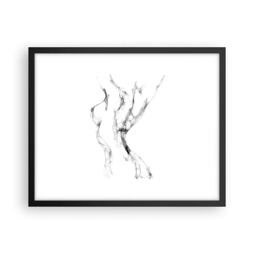 Poster in cornice nera - Bella e forte - 50x40 cm