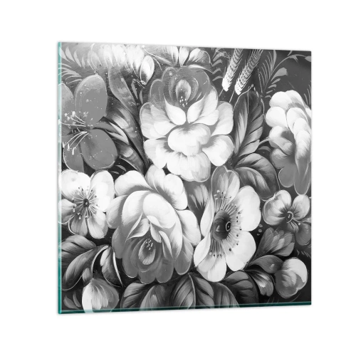 Quadro su vetro - Belli anche in grigio - 70x70 cm
